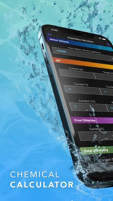 Ảnh chụp màn hình của Pool Water Calculator