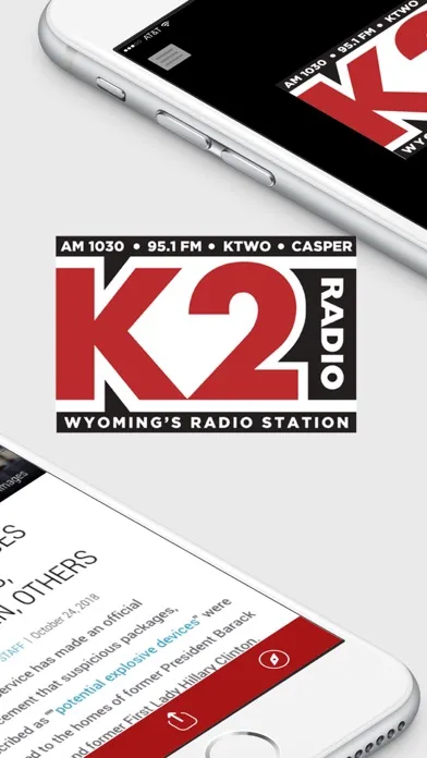 Capturas de pantalla de K2 Radio - Wyoming News (KTWO)