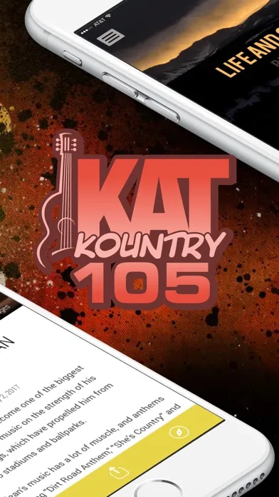 Kat Kountry 105 (KRFO-FM) سکرین شاٹس