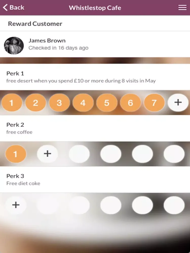 Perks Merchant iPad  Screenshots