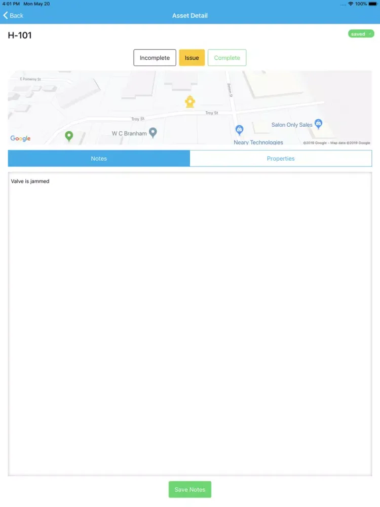 Captures d'écran de TSM Smart City iPad 