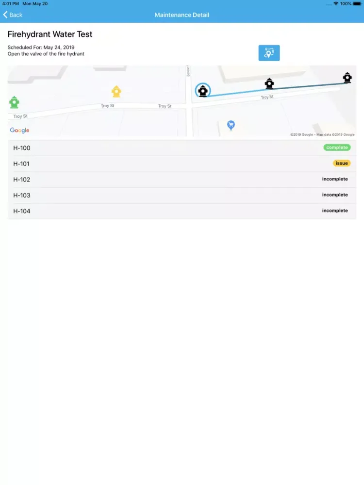 Captures d'écran de TSM Smart City iPad 