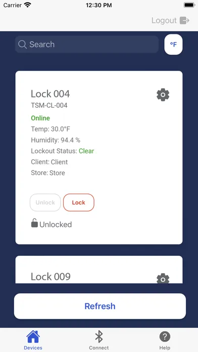 Screenshot di Cantaloupe Go Smart Lock