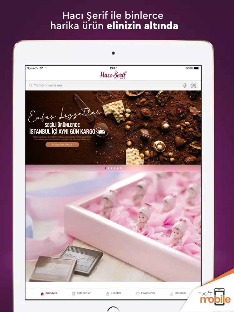 Tangkapan skrin Hacı Şerif Online Shopping iPad 