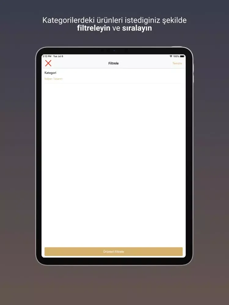 Alperen Kuyumculuk iPad  Ekran Görüntüleri
