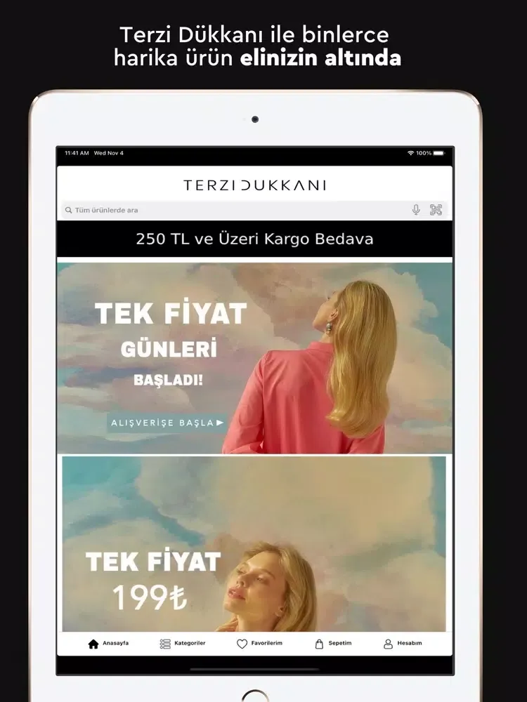 تصاویر Terzi Dukkani Shopping iPad 