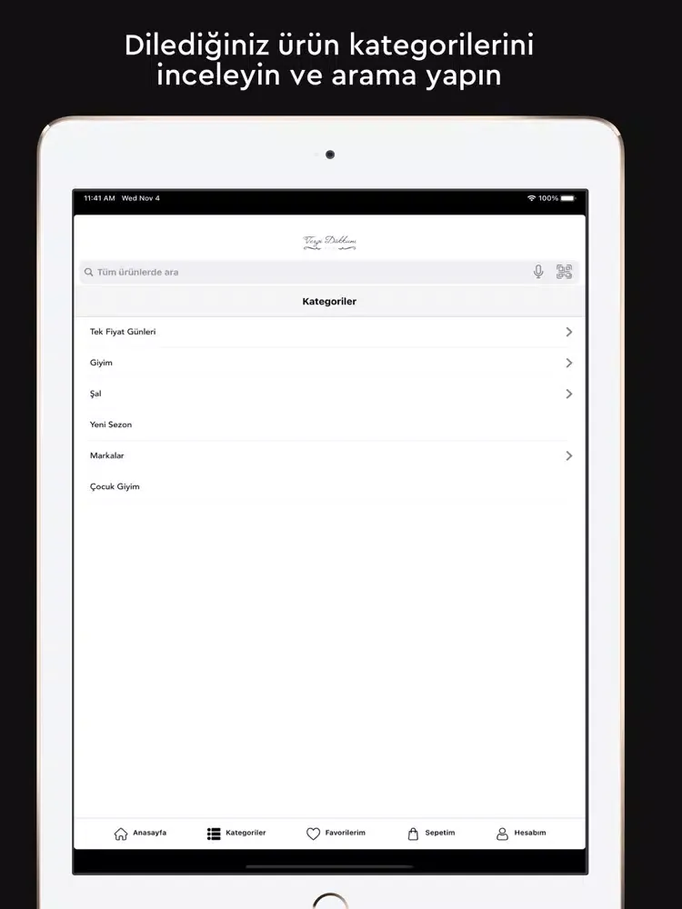 تصاویر Terzi Dukkani Shopping iPad 