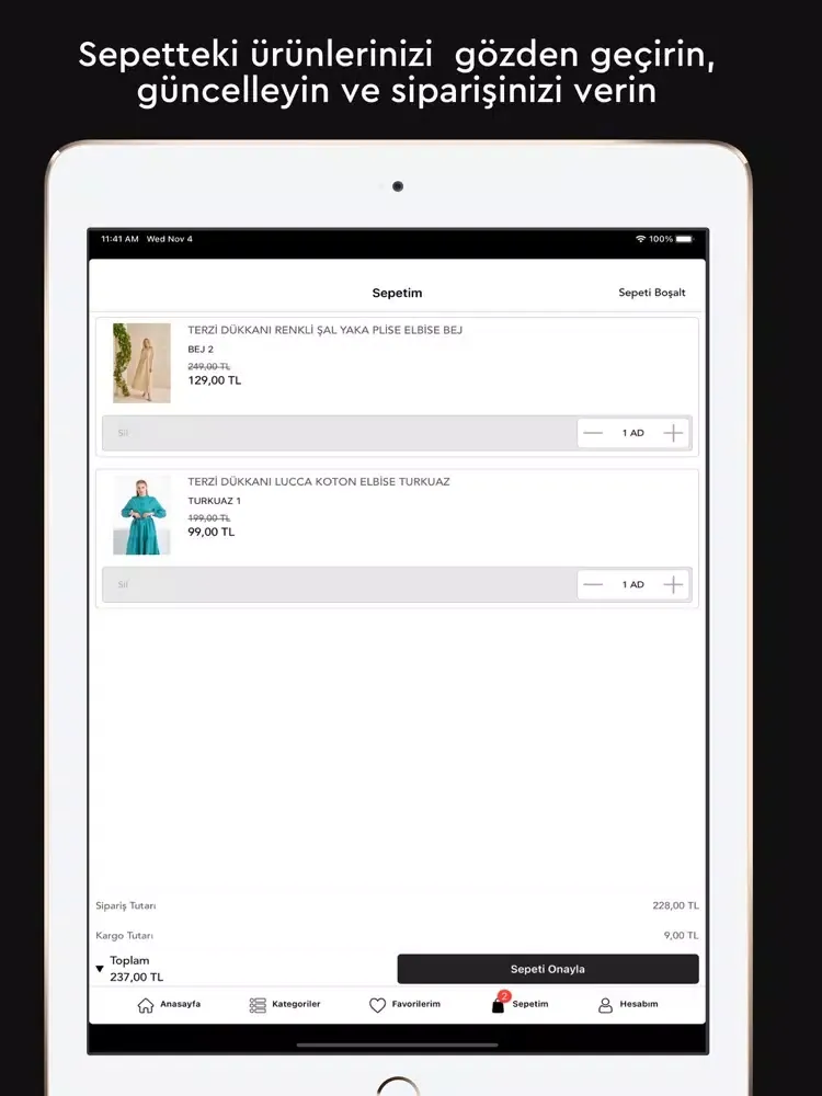 تصاویر Terzi Dukkani Shopping iPad 