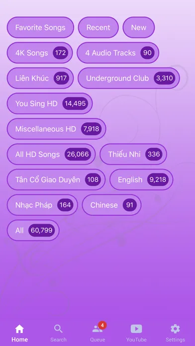 Capturas de pantalla de TKaraoke Songbook 2
