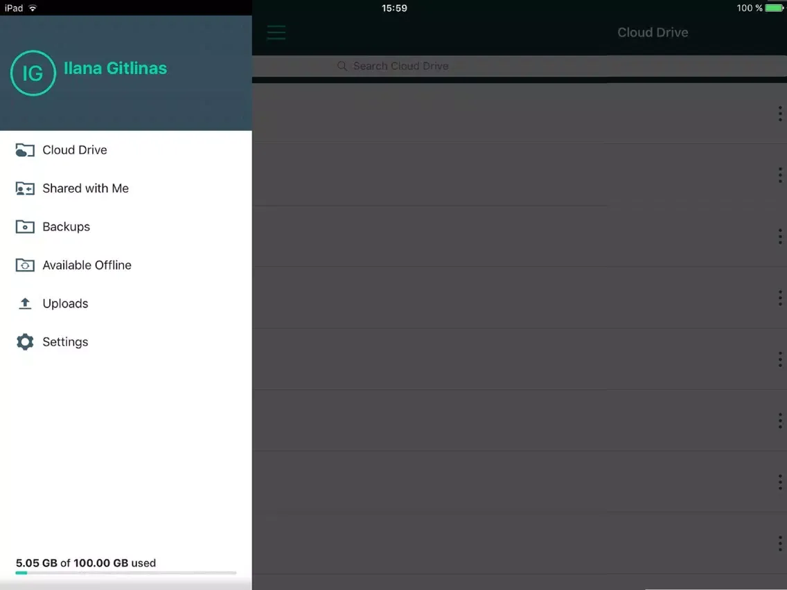 Disco Virtual v2 iPad 应用截图