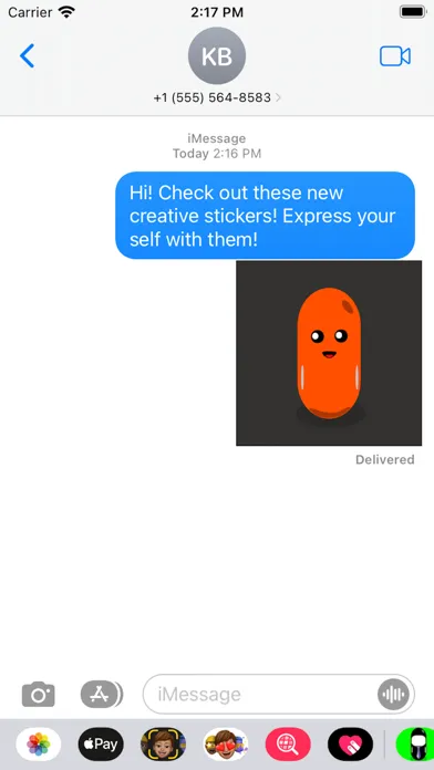 Screenshot di Pillheadz Stickers