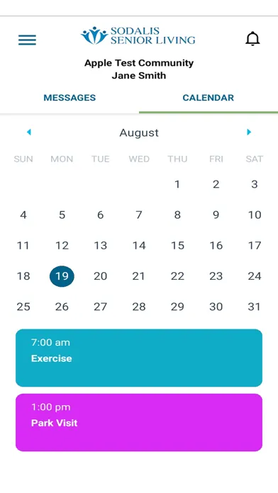 Sodalis Family App स्क्रीनशॉट