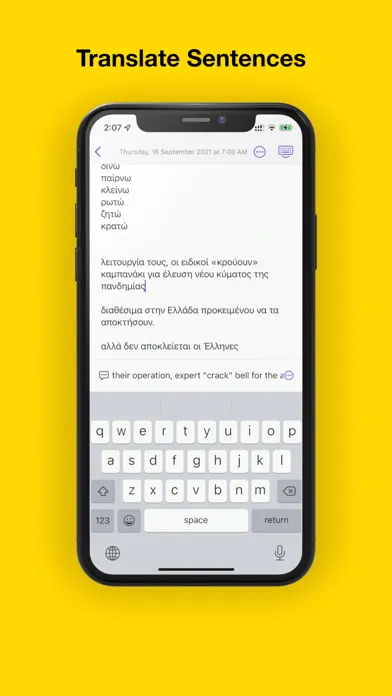 Tangkapan skrin Lingua Notes – Learn languages