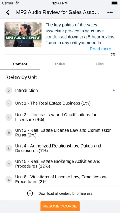 TSRE FL Real Estate Courses 스크린샷