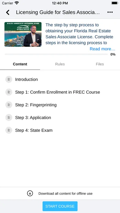TSRE FL Real Estate Courses 스크린샷