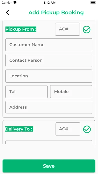 Ảnh chụp màn hình của Smart Transport Operation