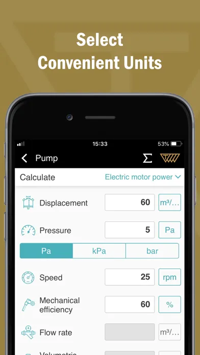 Hydraulic System Calculator স্ক্রিনশট