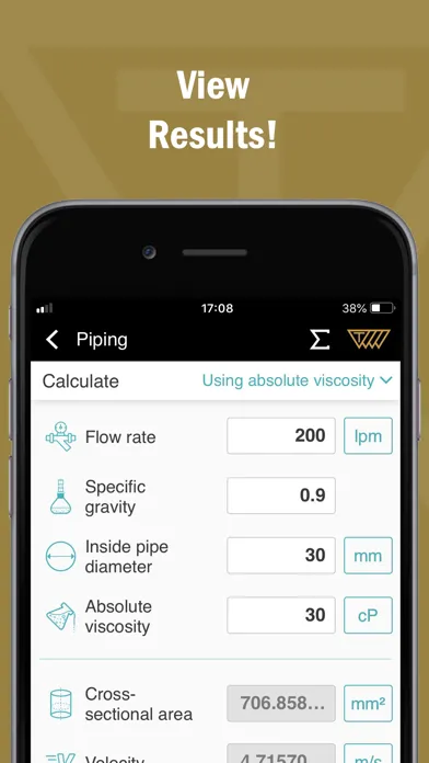 Hydraulic System Calculator স্ক্রিনশট