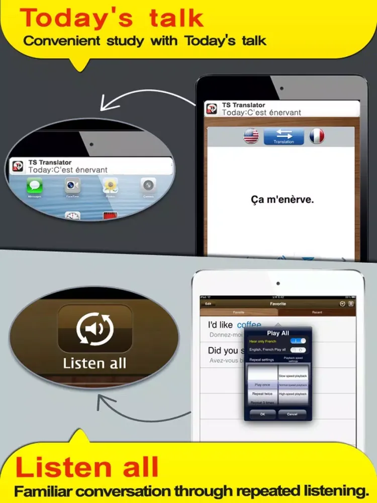 Capturas de pantalla de TS EUR Translator iPad 