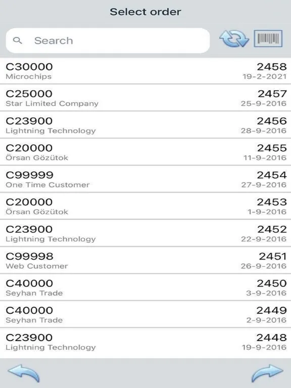 Скриншоты TST WMS for SAP Business One iPad 