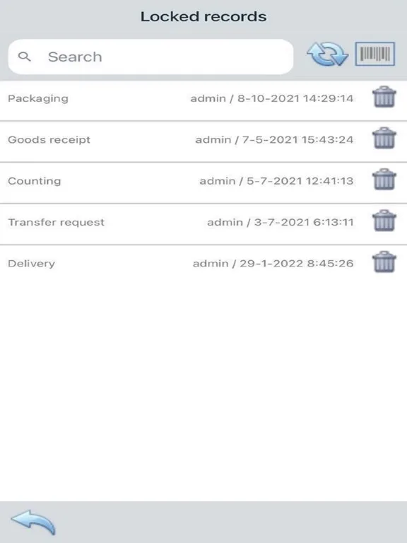 Скриншоты TST WMS for SAP Business One iPad 