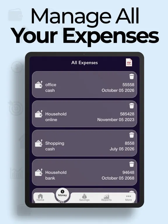 Screenshot di Expense Manager - Budget App iPad 