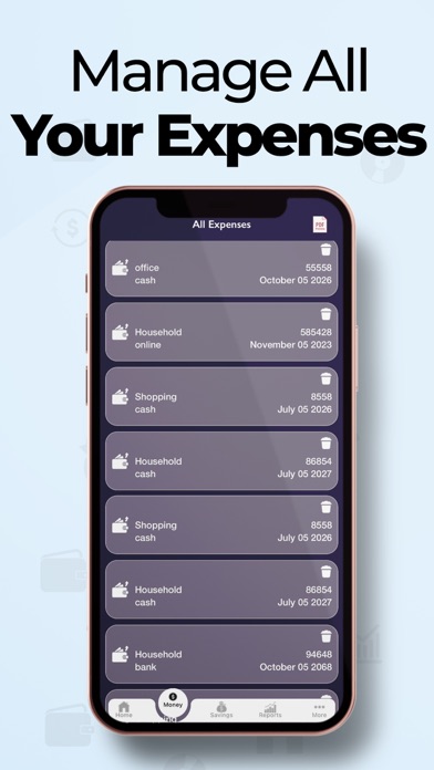 Captures d'écran de Expense Manager - Budget App