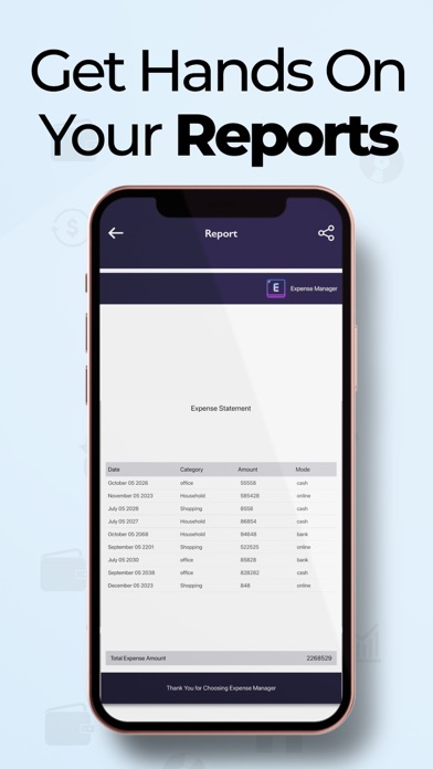 Captures d'écran de Expense Manager - Budget App