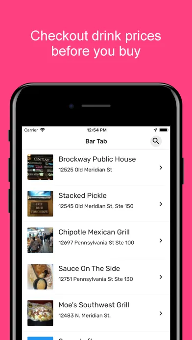 Bar Tab — Drink Price Finder স্ক্রিনশট