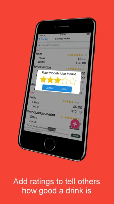 Bar Tab — Drink Price Finder স্ক্রিনশট