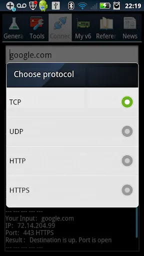 Tangkapan layar IPv6 and More (PRO)