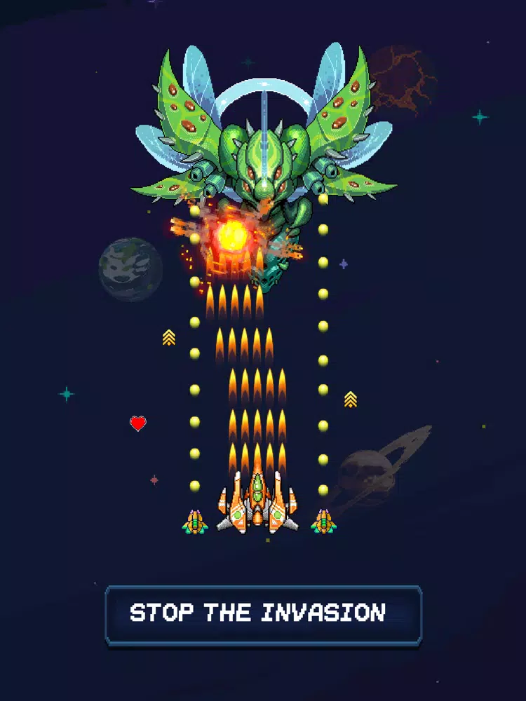 Tangkapan layar Galaxy Invaders: Space Shooter iPad 