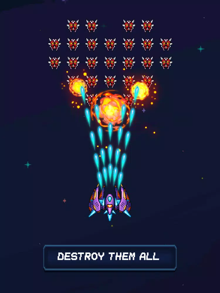 Tangkapan layar Galaxy Invaders: Space Shooter iPad 