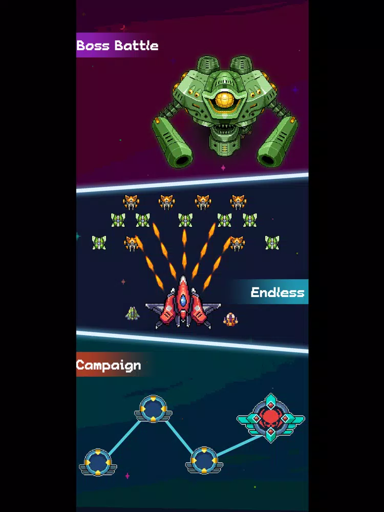 Tangkapan layar Galaxy Invaders: Space Shooter iPad 