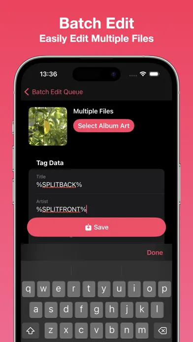 Captures d'écran de Tunetag MP3 Tag Editor