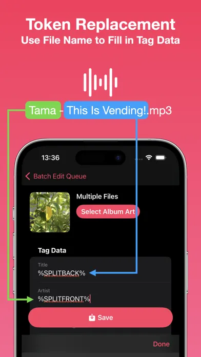 Captures d'écran de Tunetag MP3 Tag Editor