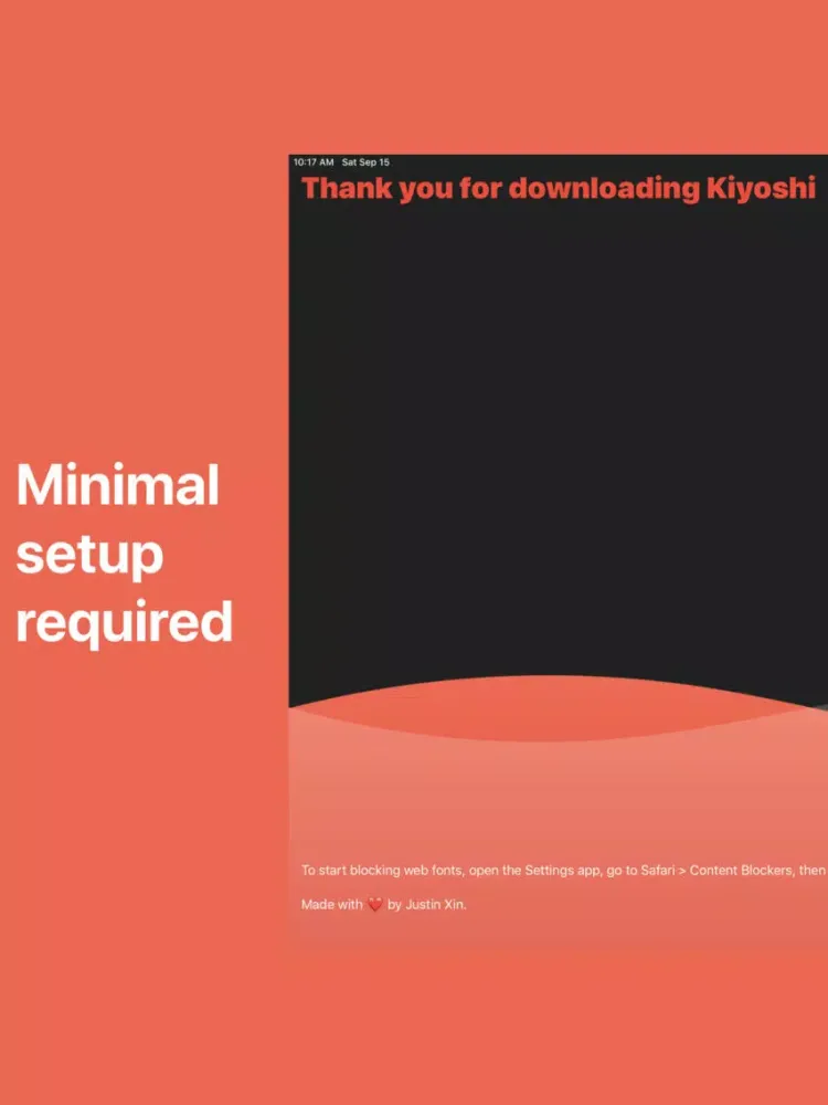 Kiyoshi - Block Web Fonts iPad  स्क्रीनशॉट