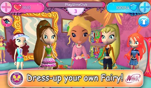 Ảnh chụp màn hình của Winx Club: Winx Fairy School