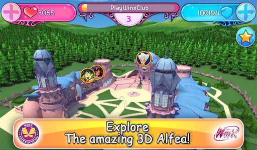 Ảnh chụp màn hình của Winx Club: Winx Fairy School