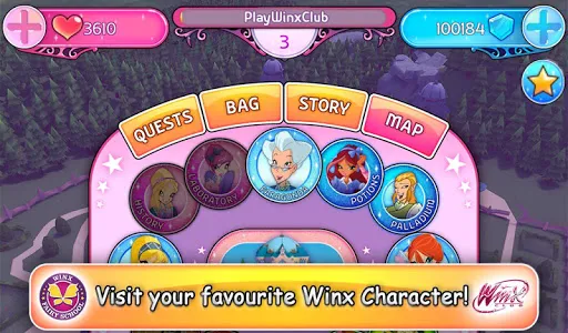 Ảnh chụp màn hình của Winx Club: Winx Fairy School