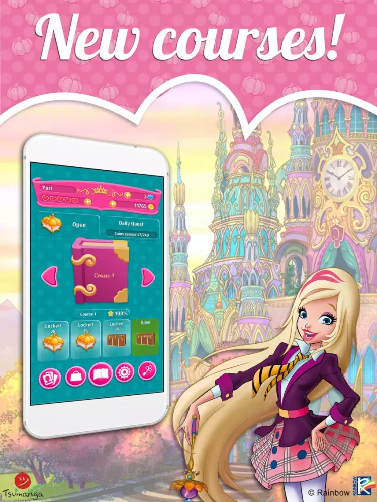 Capturas de tela do Regal Academy Fairy Tale POP 2 iPad 
