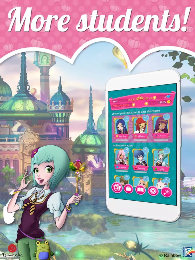 Capturas de tela do Regal Academy Fairy Tale POP 2 iPad 