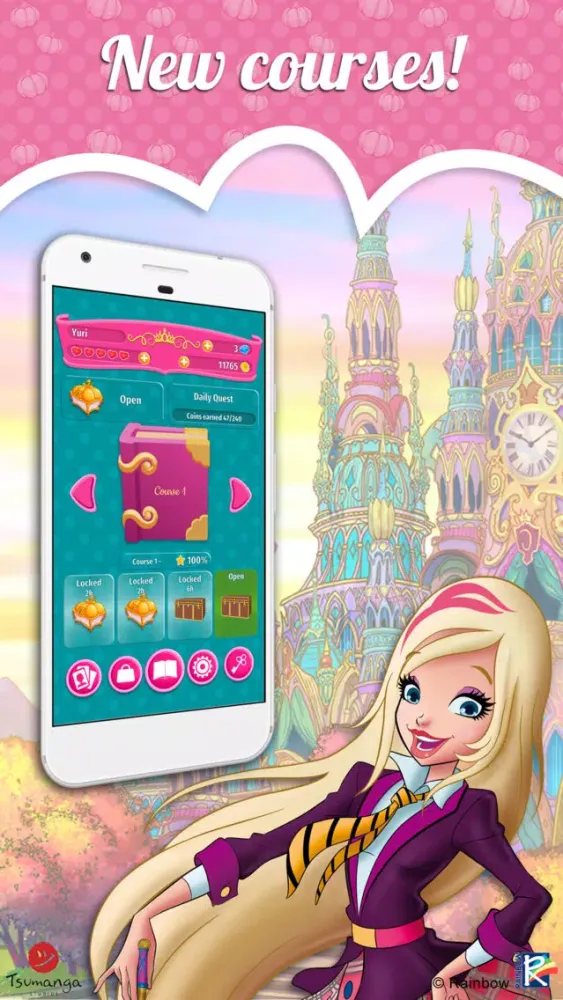 Capturas de tela do Regal Academy Fairy Tale POP 2