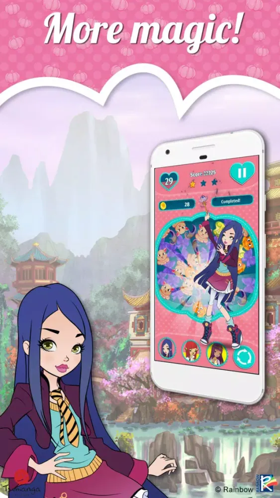 Capturas de tela do Regal Academy Fairy Tale POP 2