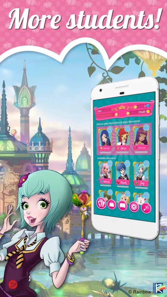 Capturas de tela do Regal Academy Fairy Tale POP 2