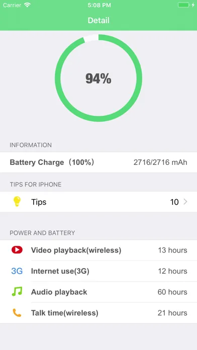 Tangkapan skrin Battery Care-battery life tips