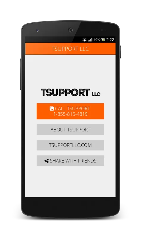 TSupport Screenshots