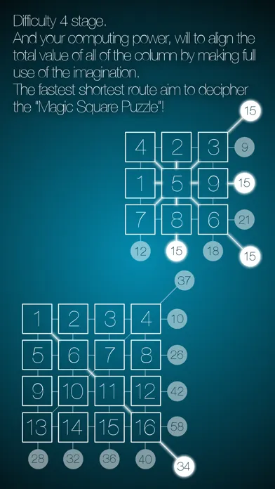 Magic-Square Puzzle سکرین شاٹس