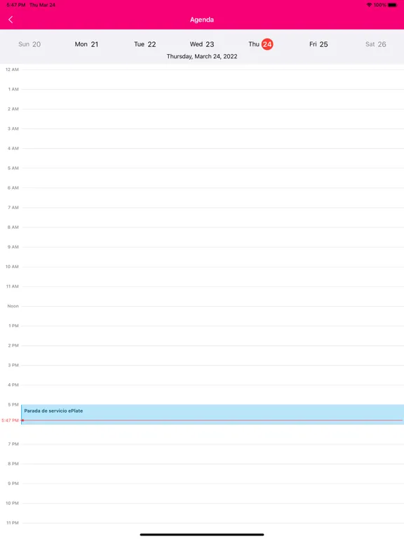 ภาพหน้าจอของ T-Notifica iPad