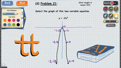 Tangkapan layar TT Algebra 1